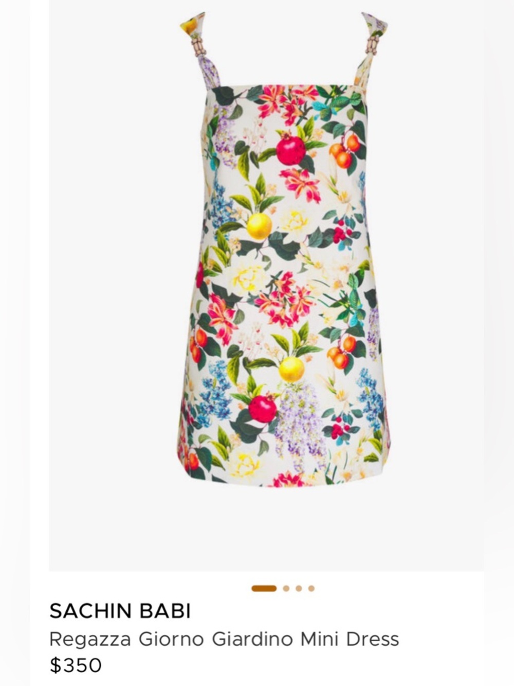 SACHIN BABI NWT sz 8
Regazza Giorno Giardino Mini Dress